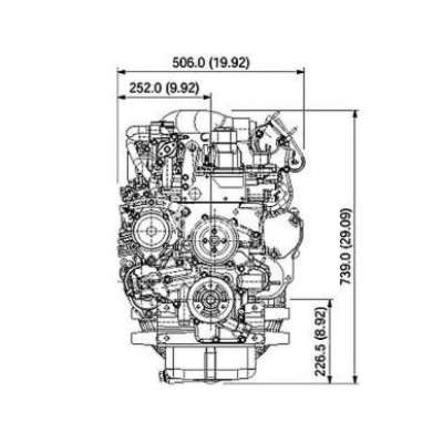 Двигатель дизельный Kubota Super 07 V3307 DI-T