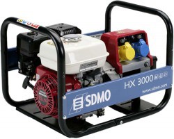 SDMO HX 3000 (3,75 кВА, 220В, 41 кг, двигатель Honda GX 200)