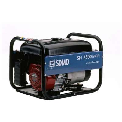 SDMO SH 2500 (2,75 кВА, 220В, 38,5 кг, двигатель Honda GX 160, увелич. бак)